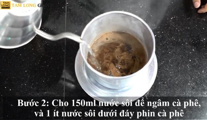 pha cà phê phin đúng cách