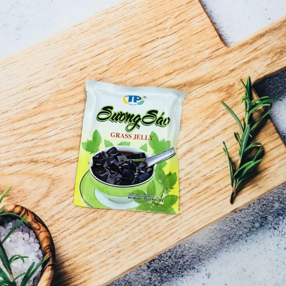 Bột sương sáo đen, trắng Thuận Phát gói 50g (kèm dầu chuối)