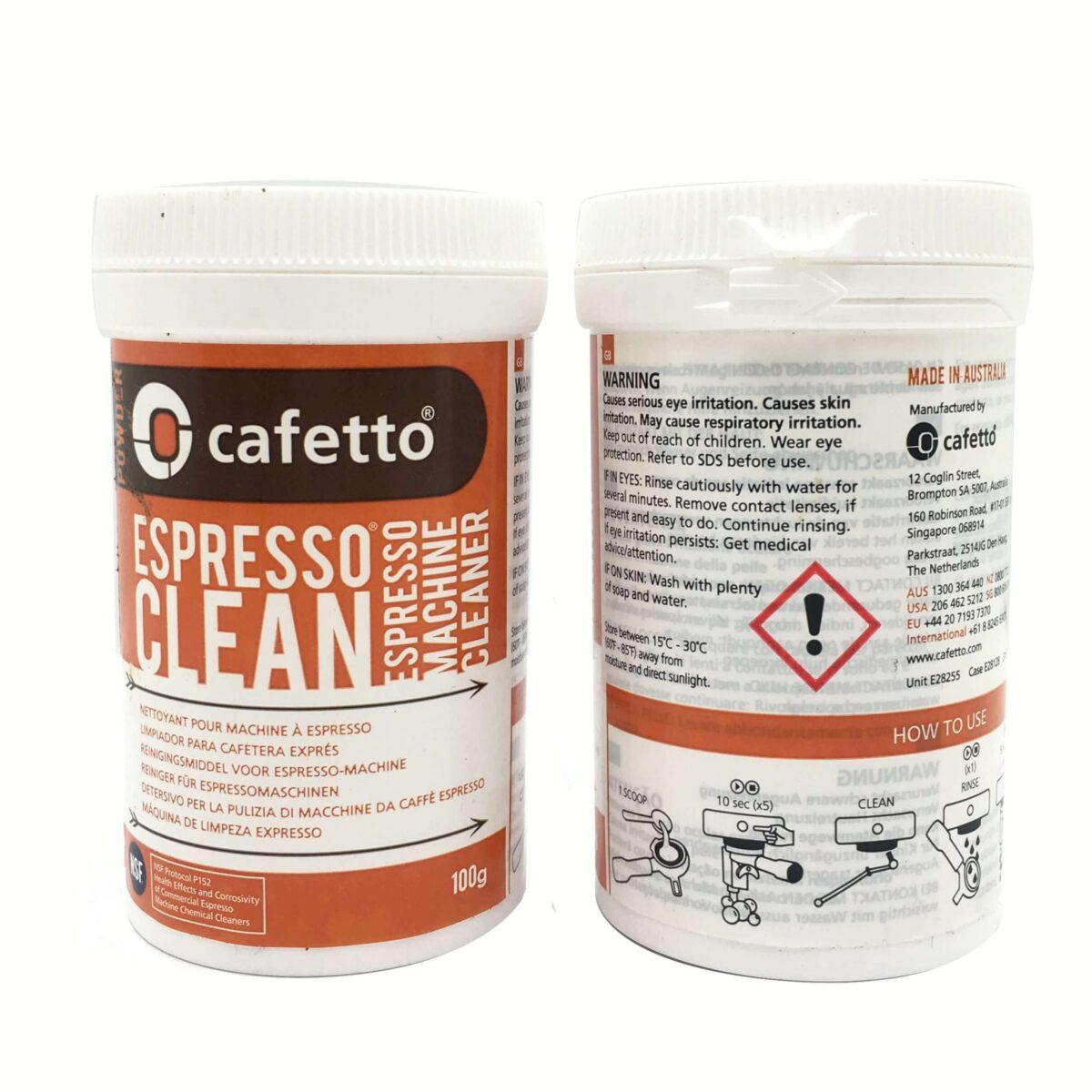 Bột thuốc vệ sinh máy pha cà phê Cafetto 100G