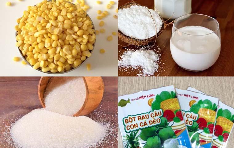 Bánh đậu xanh trái cây tuyệt đẹp và hương vị ngọt ngào