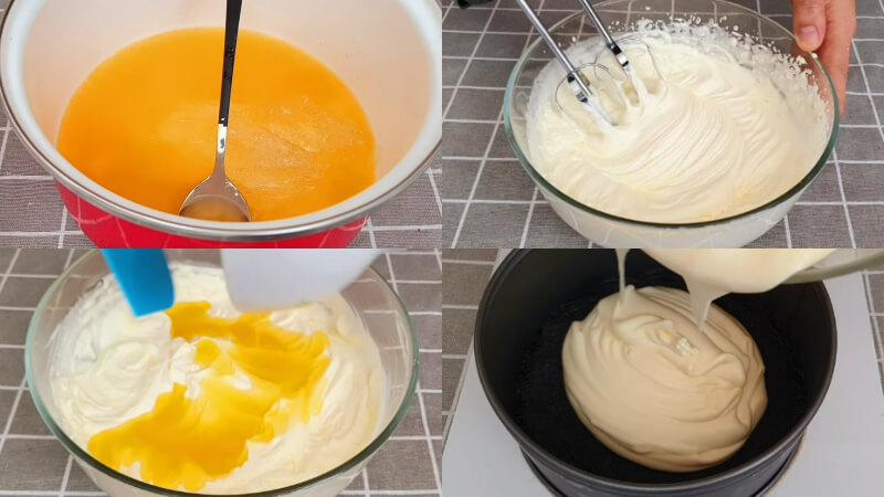 Khám phá cách làm bánh mousse cam thơm ngon và mịn màng
