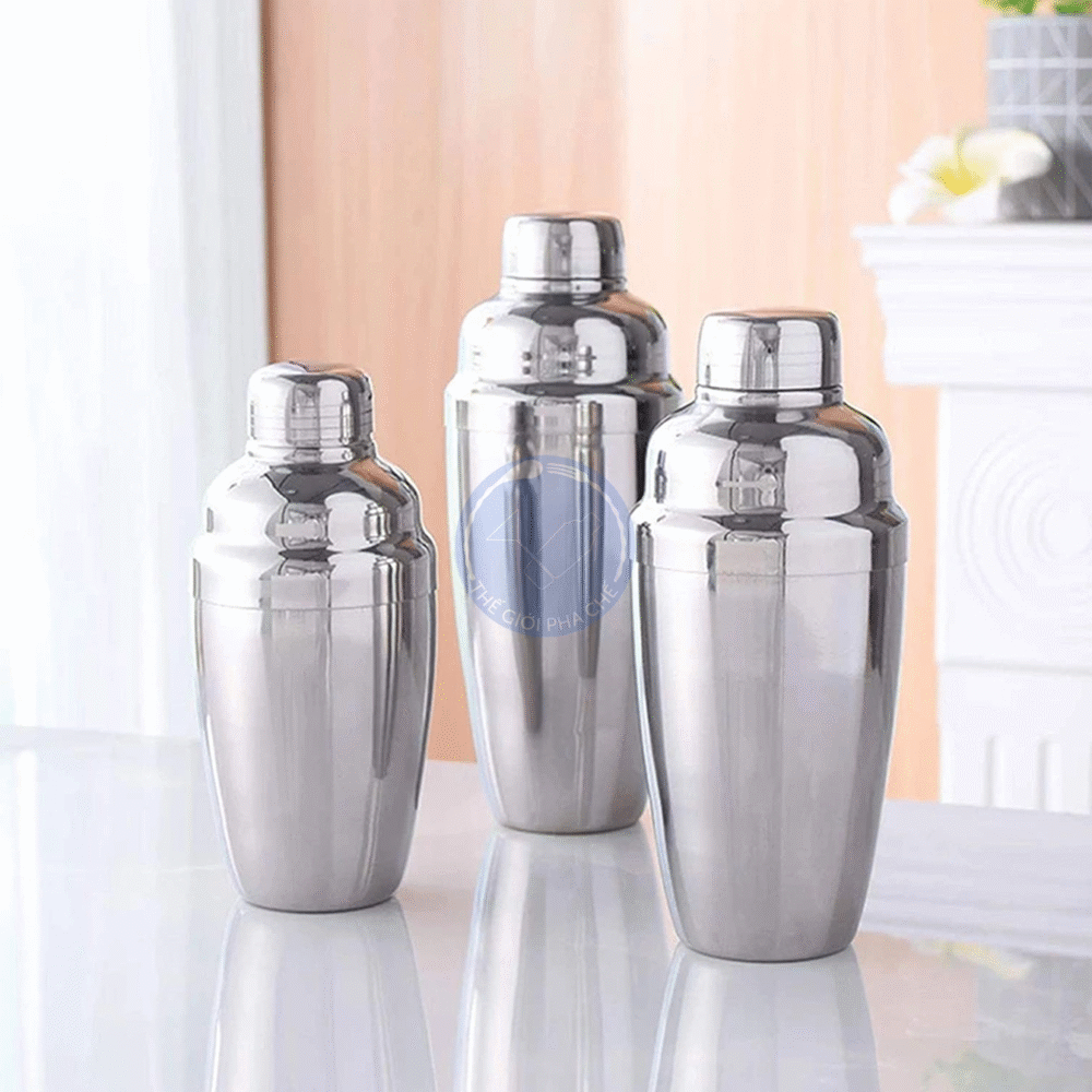 Bình lắc shaker inox 360ml - 500ml - 700ml