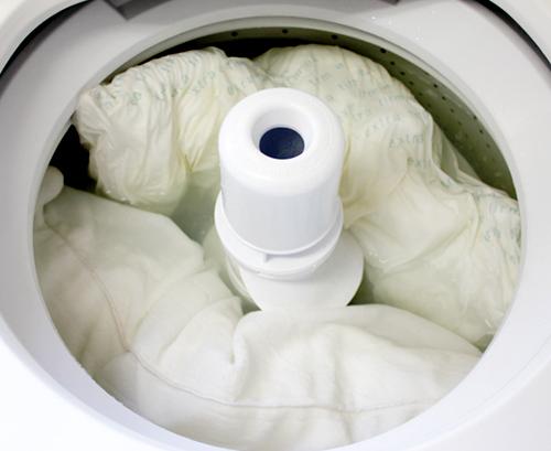 Bí quyết Laundry giặt ruột gối trắng sạch như mới
