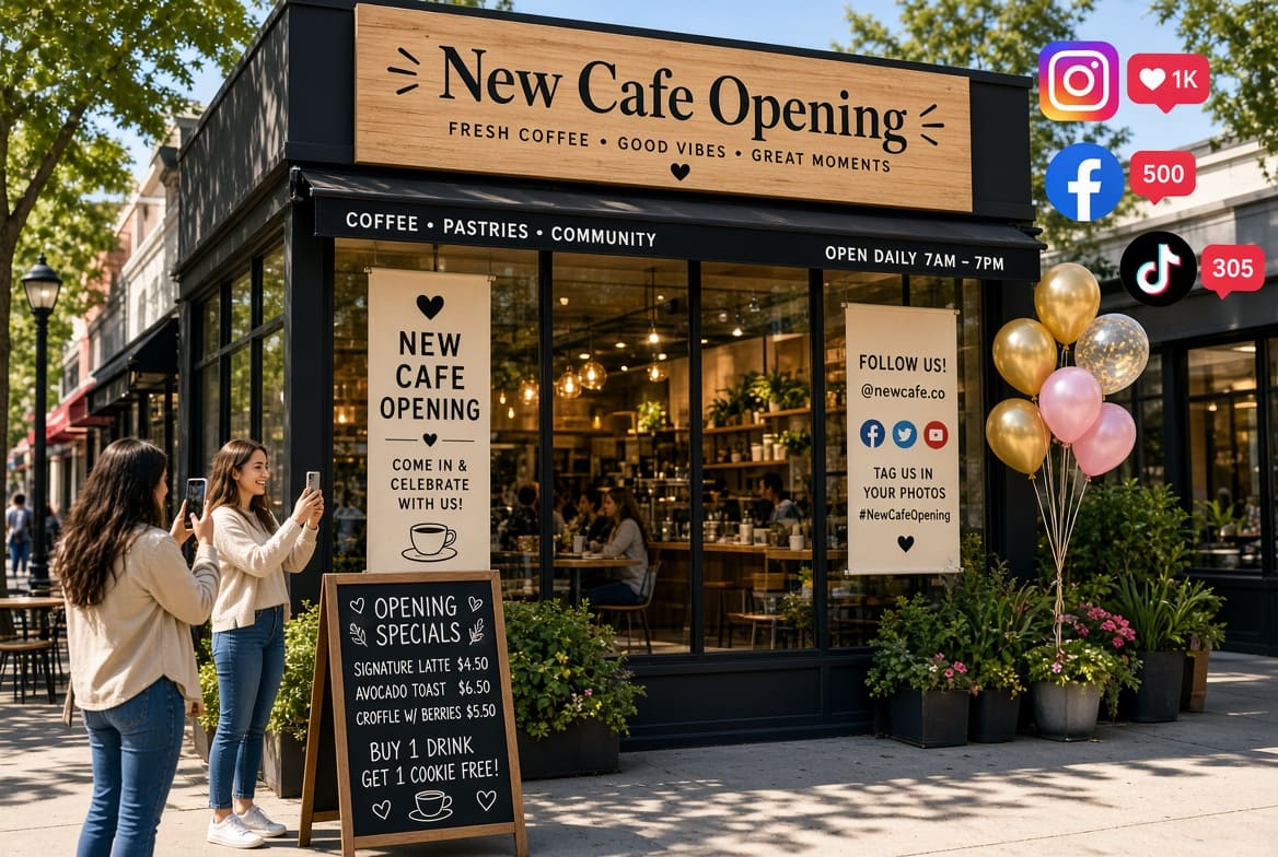Cách marketing cho quán cà phê mới mở