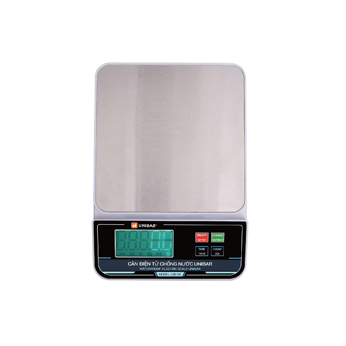 Cân điện tử chống nước UNIBAR UDC 3K (tên cũ UB-3K)