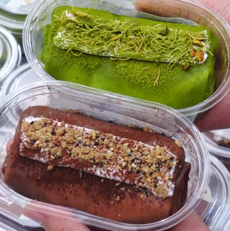 Khóa học làm bánh crepe cuộn pudding kem (Crepe Pudding Roll) siêu ngon
