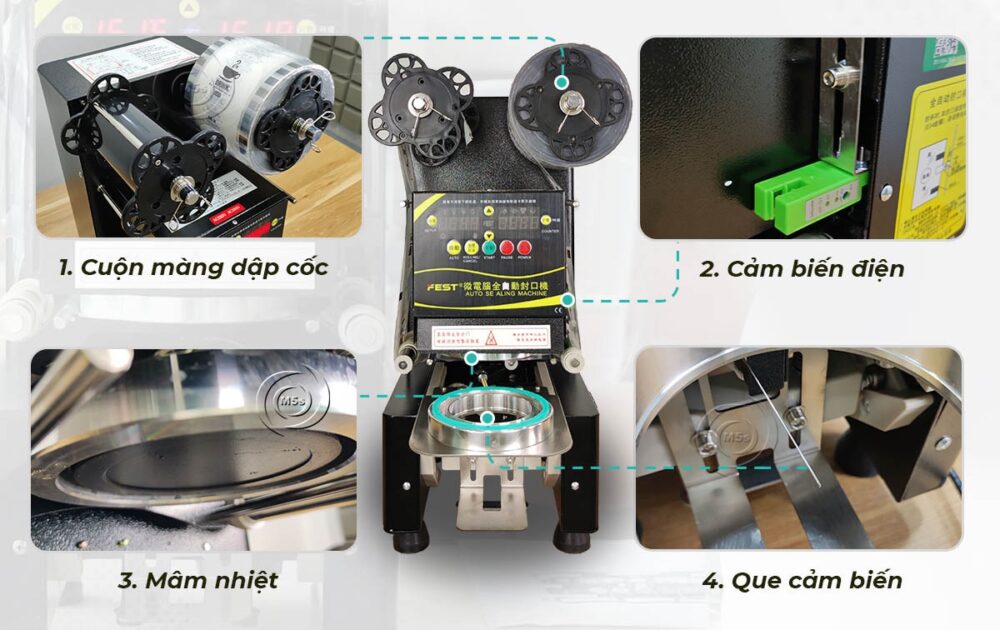 Máy dập cốc tự động fest rc 95