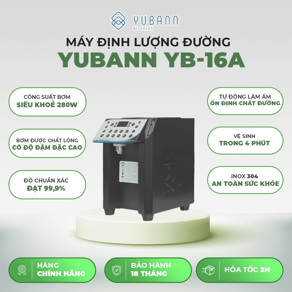 Máy định lượng đường Yubann YB 16A giá rẻ tại TPHCM