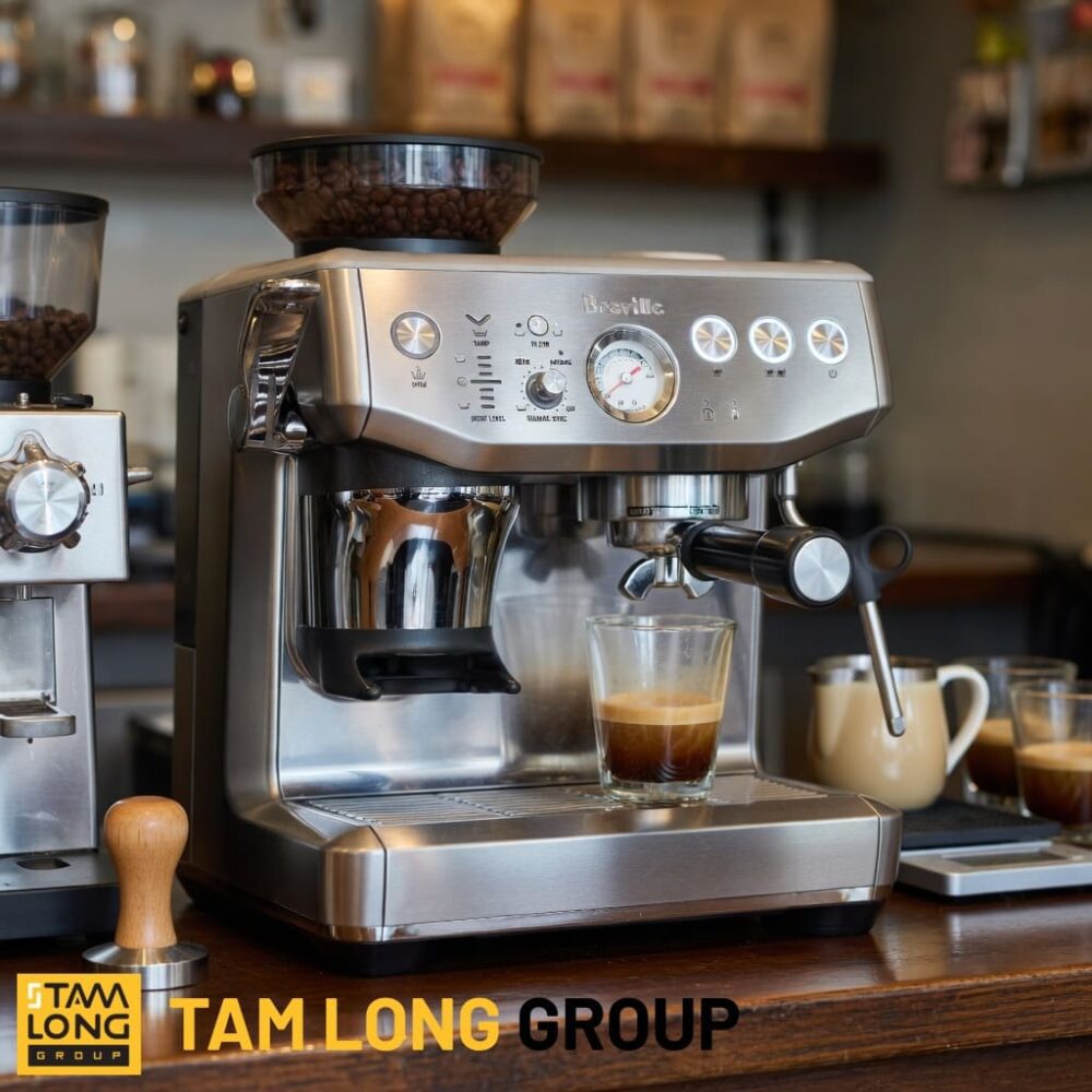 Máy pha cà phê Breville 876 Barista Express Impress BES876BSS