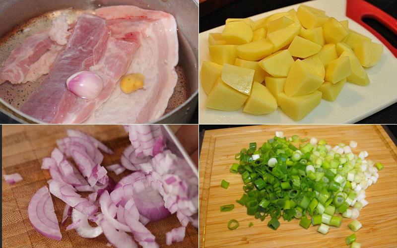 Tận hưởng hương vị độc đáo của món thịt lợn hầm khoai tây thơm phức