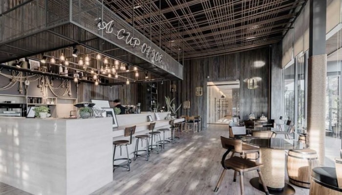 Thiết kế quầy bar pha chế inox trà sữa đẹp và ấn tượng với người dùng