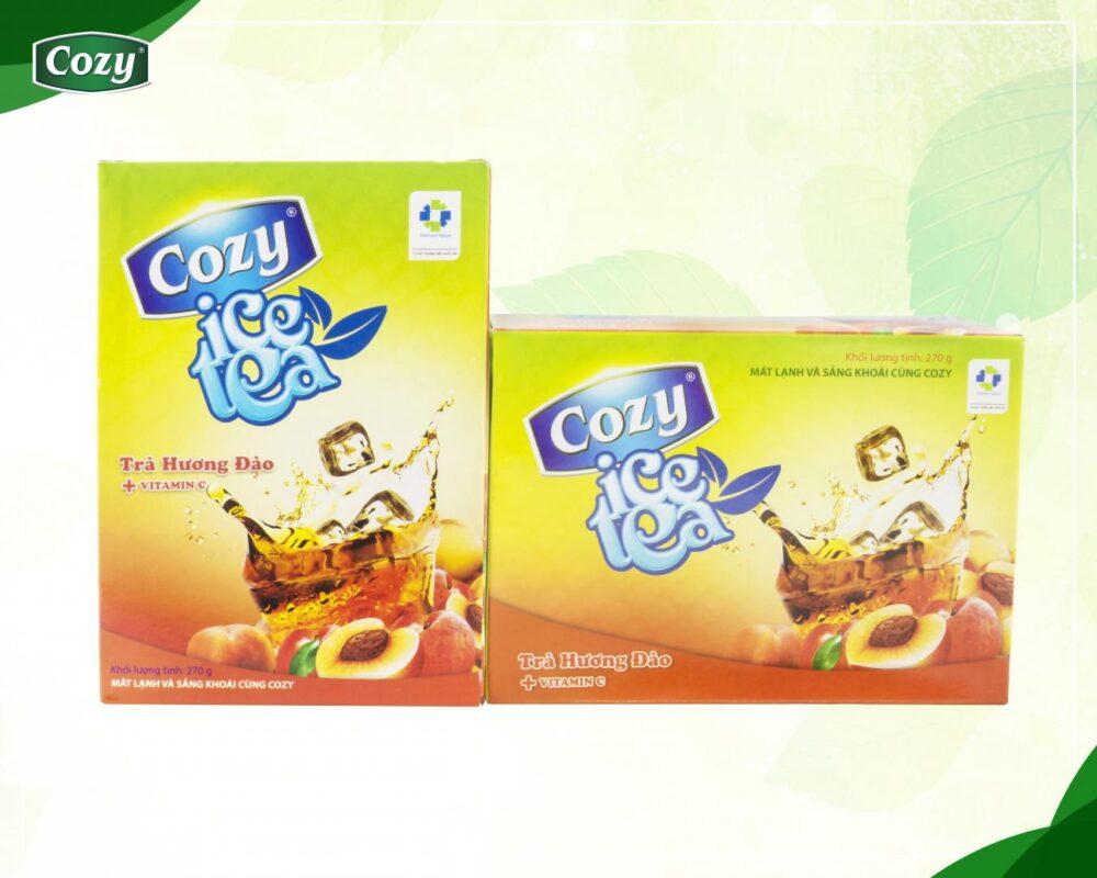 Trà Cozy đào hòa tan gói 270g